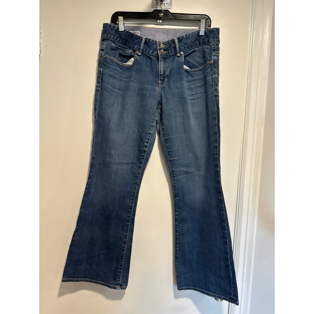 Gap 1969 Y2K Perfect Bootcut Jeans Sz:31/12a Blue Mid Rise Denim